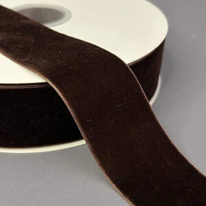 Бархатная лента декоративная 3,8 см 20 м - 1109