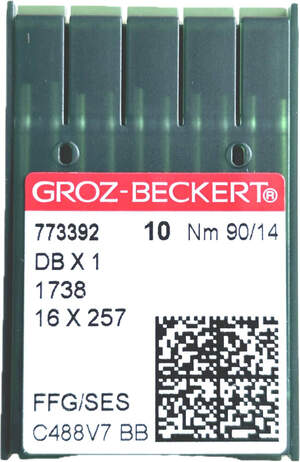 Иглы для промышленных машин Groz beckert (Германия - оригинал) DВх1 90