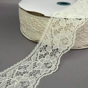 Кружево гипюровое 6 см - айвори (#18)