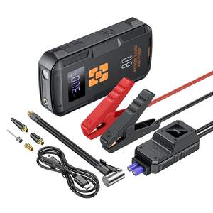 Автомобильное пускозарядное устройство Hoco QS2 Насос 8000mAh Автомобильное пускозарядное устройство Hoco QS2 Насос 8000mAh