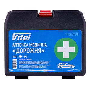 Аптечка атомобильная медицинская Дорожная Vitol