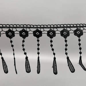 Кружево макраме Sindtex 10 см - черный