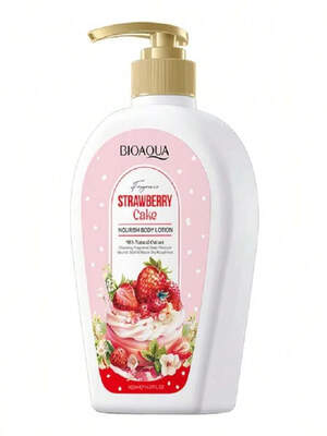 Лосьон для тела Bioaqua с экстрактом клубники, 400ml