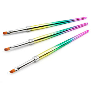 Набор кистей для геля Global Fashion, 3шт