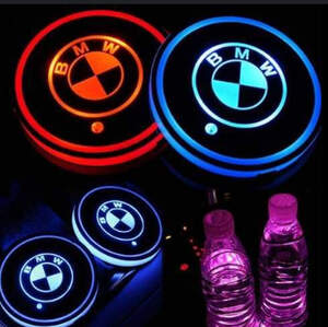 Подстветка подстаканников Rgb Bmw Toyota Mercedes Hyndai 2шт