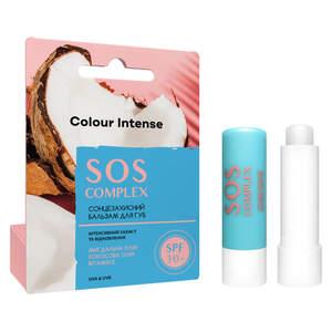 Солнцезащитный бальзам для губ Colour Intense Sos Complex Spf 30, 5г Солнцезащитный бальзам для губ Colour Intense Sos Complex Spf 30, 5г