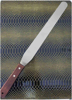 Шпатель для депиляции 30см, металл