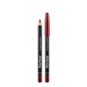 Водостойкий карандаш для губ Flormar 205, Elegant Bordeaux