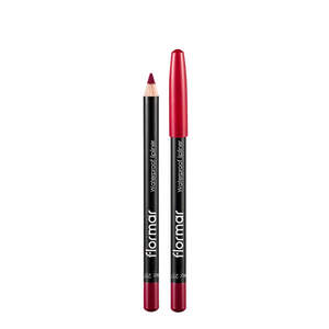 Водостойкий карандаш для губ Flormar 217, Chic Crimson