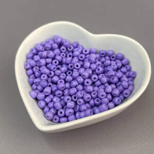 #6/0 Бисер китайский крупный, 450 г - фиалковый матовый (ТТ-35) #6/0 Бисер китайский крупный, 450 г - фиалковый матовый (ТТ-35)