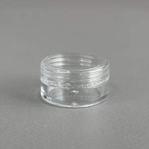 Баночка для хранения Ø28 мм, h -15 мм, объем - 5 мл - прозрачная