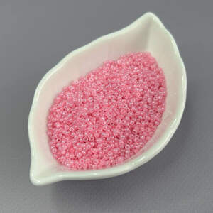 #12/0 Бисер китайский мелкий, 450 г - розовый глянцевый (ТТ-145)