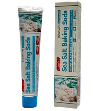 Отбеливающая зубная паста с морской солью и содой Sadoer, 100g
