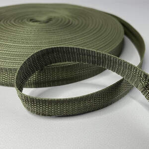 Стропа сумочная-ременная, 2,5 см средняя жесткость - хаки