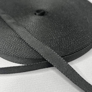 Туннельная лента полиэстр Ø 1см, - черная