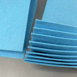 2 мм - Фетр плотный, 40х60 см, цвет - лазурный С26