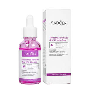 Антивозрастная сыворотка для лица против морщин Sadoer с пептидами, 30 мл