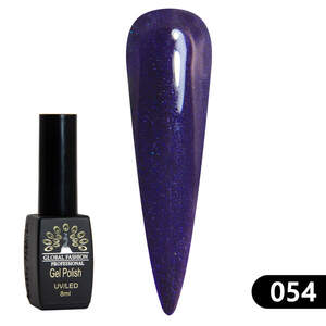 Гель-лак Black Elite 054, Global Fashion 8 мл