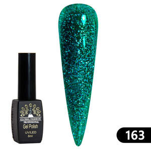 Гель-лак Black Elite 163, Global Fashion 8 мл