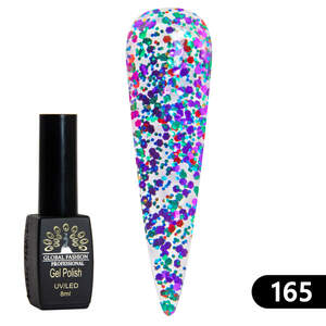 Гель-лак Black Elite 165, Global Fashion 8 мл