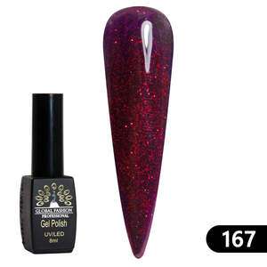 Гель-лак Black Elite 167, Global Fashion 8 мл