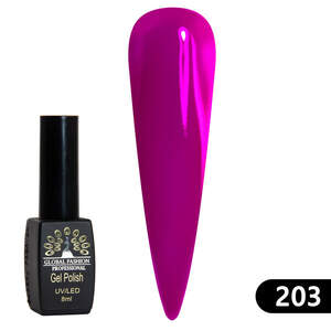 Гель-лак Black Elite 203, Global Fashion 8 мл