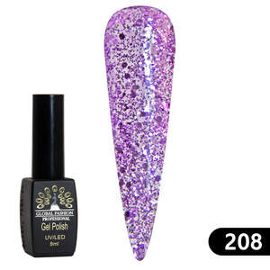 Гель-лак Black Elite 208, Global Fashion 8 мл