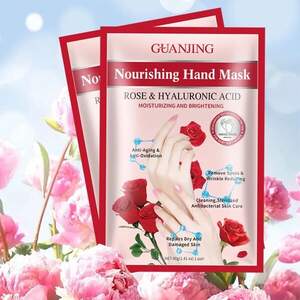 Маска-перчатки для рук с экстрактом розы и гиалуроновой кислоты Nourishing Hand Mask RoseHyaluronic Acid Маска-перчатки для рук с экстрактом розы и гиалуроновой кислоты Nourishing Hand Mask RoseHyaluronic Acid