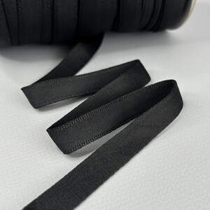 Туннельная лента полиэстр Ø 1,2 см, - черная