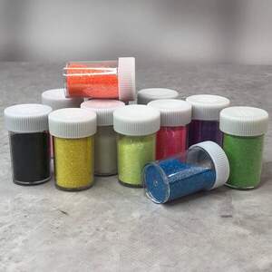 Набор блесток глиттера 12 шт - Яркий Микс