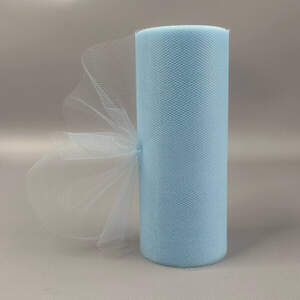 Фатин в рулонах 15см, моток 20м - небесный