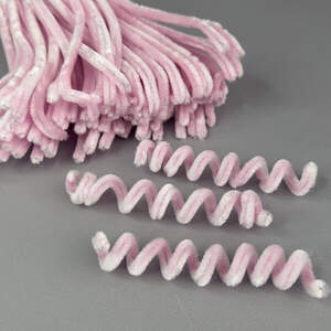 Пушистая проволока (синель) 30см - светлая сирень