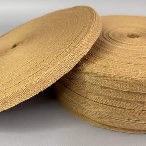 Светлый беж киперная лента 1 см (киперная тесьма 10мм)