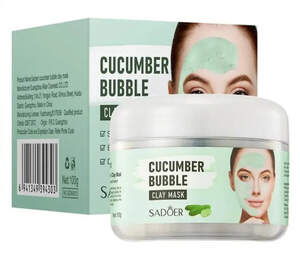 Кислородная пузырьковая маска с экстрактом огурца Sadoer, 100g