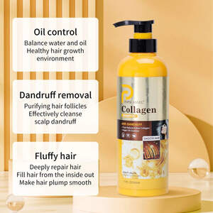 Коллагеновый шампунь с аргановым маслом против перхоти Popsi Angel Collagen, 500мл