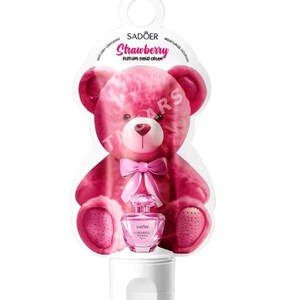 Парфюмированный крем для рук с клубникой Sadoer, 55г Парфюмированный крем для рук с клубникой Sadoer, 55г