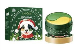 Рождественские патчи для глаз с экстрактом авокадо Sadoer 60 шт. Рождественские патчи для глаз с экстрактом авокадо Sadoer 60 шт.