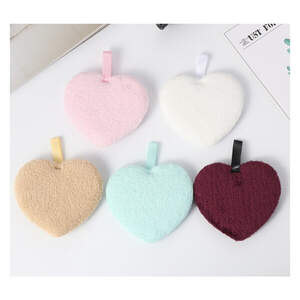 Хлопковый спонж для умывания Сердечко