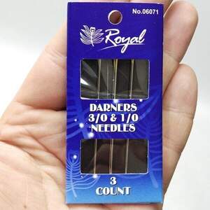 Иглы 3шт 3/0 1/0 для ручного шитья Sindtex (06071) Иглы 3шт 3/0 1/0 для ручного шитья Sindtex (06071)