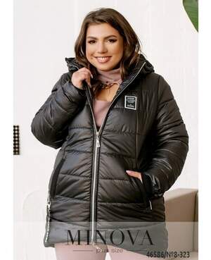 Куртка №8-323-Чорний