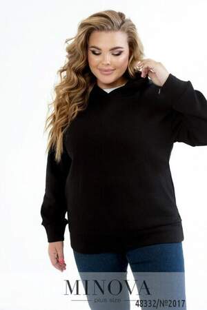 Худі №2017-Чорний