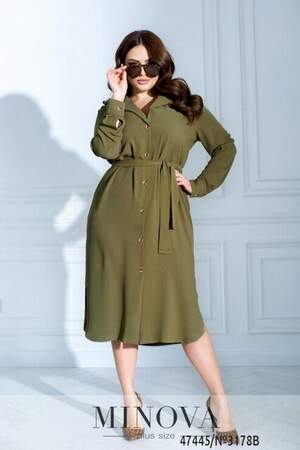 Сукня №3178В-Хакі Сукня №3178В-Хакі