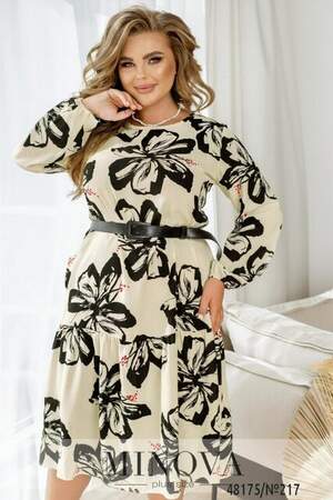 Сукня №217-Молочний