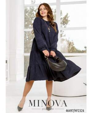 Сукня №2326-Темно-Синій