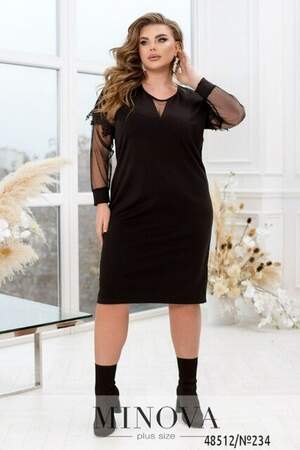 Сукня №234-Чорний Сукня №234-Чорний
