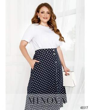 Костюм №2284-Синій-Білий Костюм №2284-Синій-Білий