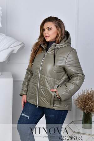 Куртка №21-63-Темна Оливка
