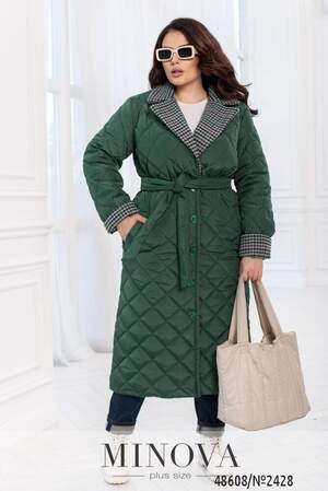 Куртка №2428-Зелений