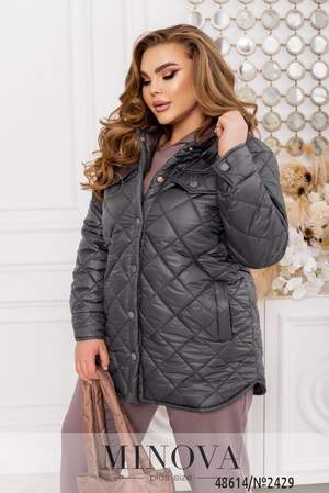 Куртка №2429-Сірий