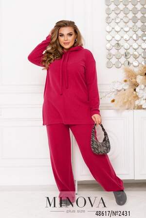 Костюм №2431-Малиновий Костюм №2431-Малиновий